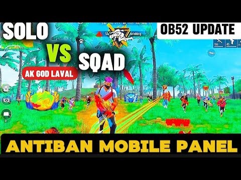 Free Fire Panel Mobile 🔥 FF Antiban Panel OB52 | Free Fire Hack New 😈 FF Injector 2026 | FF Panel