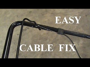 Push Mower Cable Kill / Zone Cable Easy Fix Step By Step