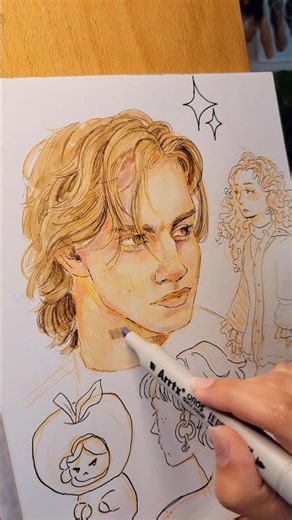 Drawing with alcohol markers ✐ᝰ.