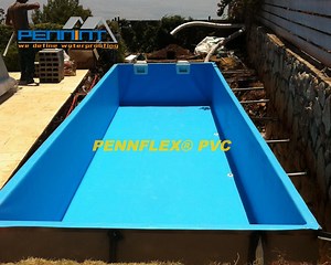 [Hot Item] 45mil/60mil PVC Swimming Pool Liner/Pond Waterproof Membrane with OEM Service