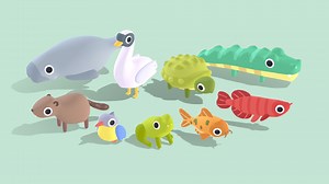 Quirky Series - River Animals Vol 1 - Buy Royalty Free 3D model by Omabuarts Studio (@omabuarts)