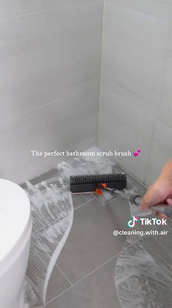 The Perfect Bathroom Scrub Brush for Satisfying Cleaning