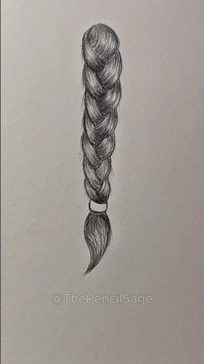 How to draw Hair Tutorial ✏️ #tutorials #howtodraw #drawing #hair #art #viral #fyppppp #fypシ #sketch