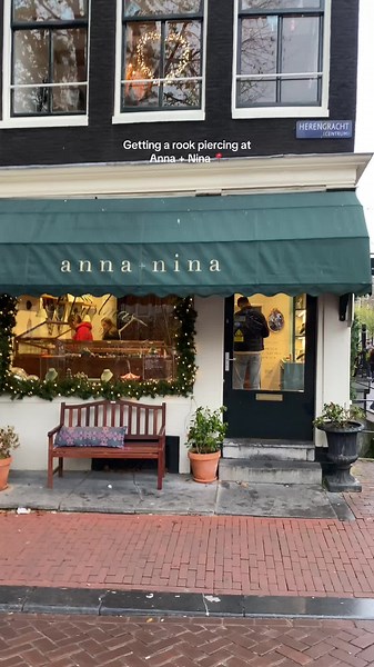 Getting a rook piercing @Anna Nina ⚡️ #piercing #rook