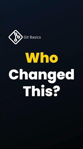 50. This Git Command Reveals Code History Instantly 👀 #shorts