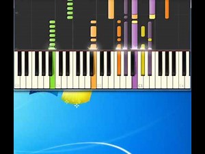 Dancing in the dark Bruce Springsteen [Piano tutorial by Synthesia]