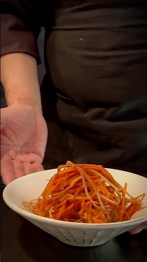 いかにんじん🥕福島の郷土料理！簡単にできるようにセブンのいかそうめん使用！つまみに最高です🤤 #cooking #料理 #簡単レシピ
