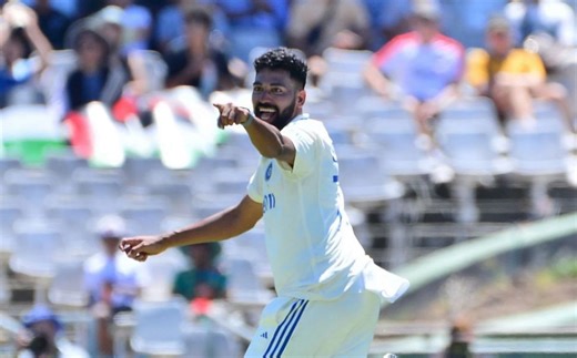 Top 3 best figures by Mohammed Siraj in Test cricket