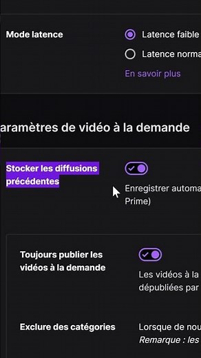 Enable replays on Twitch
