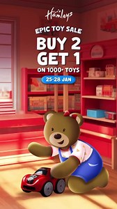 The Hamleys Epic Toy Sale is live ✨ Race to snag your favorite Remote Control cars at the best rates from the 25th to the 28th of January, hurry! ️ #hamleys #hamleysindia #sale #republicdaysale | Hamleys India | Facebook