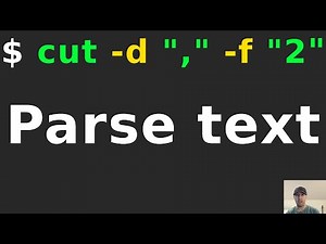 Using the Cut Command to Parse a CSV File by Delimiters and Characters