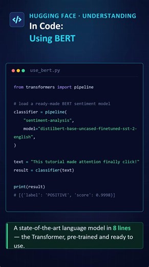 A State-of-the-Art AI Model in 8 Lines of Python 🤗
