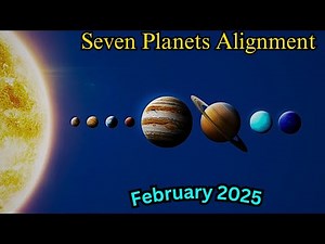 Seven Planets Alignment - How to see planets parade on February 2025