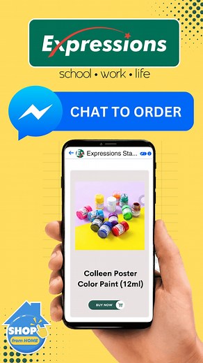 Need stationery essentials without leaving your home? Expressions Stationery Shop has got you covered! Chat to Order and get everything you need to stay organized and inspired. SHOP NOW AND #ShopExpressions today! Visit our stores from this link  https://expressions.com.ph/brands/essi/store/ #Expressionsph | Expressions | Facebook