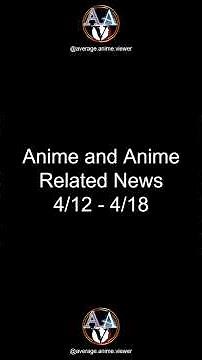 Anime News This Week
