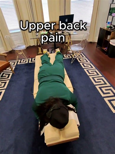 Upper back adjustments can help with upper back pain and help increase mobility.