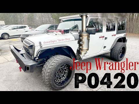 Jeep Wrangler Check Engine Light fault P0420 Bank 1 Catalytic Converter Replacement