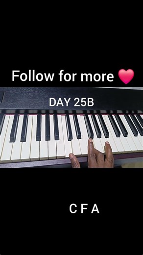 Simple Chord Progression | C F C G Piano Lesson 🎹