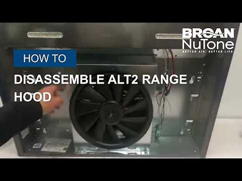 How to Disassemble a Broan-NuTone ALT2 Range Hood | Step-by-Step Cleaning & Repair Guide