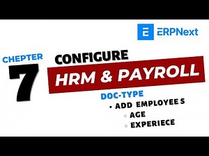7- ERPNEXT HR & PAYROLL MODULE CONFIGURATION PART-7