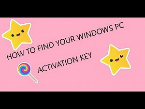 windows 10 home 64 Bit: how to find your activation key