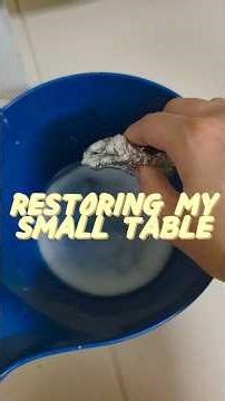 Restoring my small glass table #restoration #restorationproject