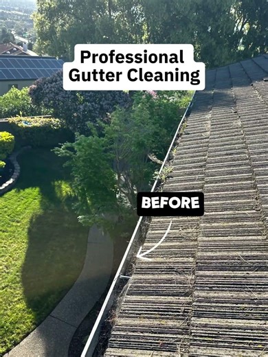 Satisfying Gutter Transformation | Before and After