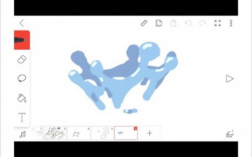 【FlipaClip】水溅效果(速度动画)