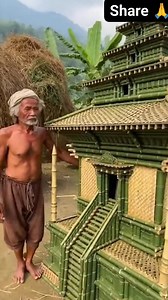 Bamboo Temple handmade 🤠 #bamboo #handmade #temple | Sikkim Unlimited News