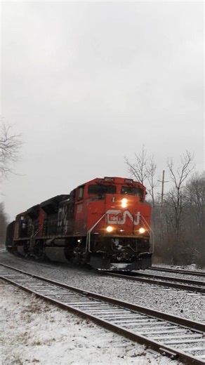 Southbound ore train on the Bessemer And Lake Erie railway #train #railtrack #railroad #bessemer