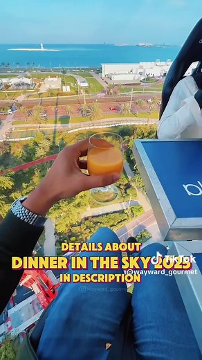 Experience Dinner in the Sky in Doha, Qatar