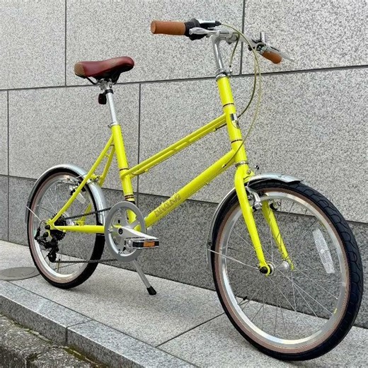 街乗り #ミニベロ で人気のBRUNO『MIXTE SILVER EDITION』 #サイクリング #ロードバイク #折りたたみ自転車 #自転車