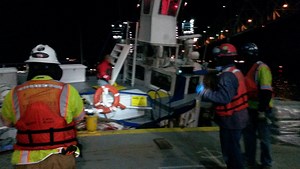 Video shows tugboat sinking in TZ barge crash