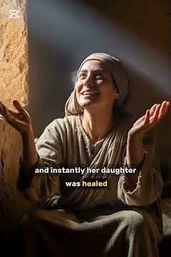 The story of the Canaanite women: A lesson on Persistent Faith. #foryou #motivation #biblestories