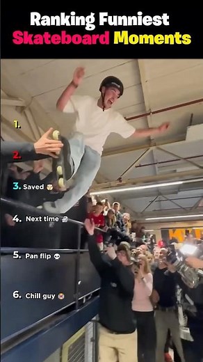 Ranking Funniest Skateboard Moments