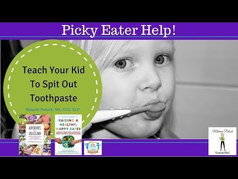 Teach Kids to Spit When Brushing Their Teeth