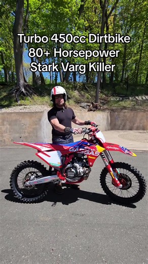 Insane Turbo Power on 450cc Dirtbike