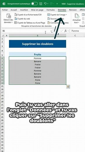 Découvrez comment supprimer les doublons sur Excel ! ❌