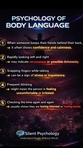 Don’t Ignore These 5 Body Language Signs 😳
