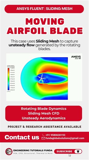 Master Rotating Blade Simulation in ANSYS | Sliding Mesh #fluiddynamics #cfd
