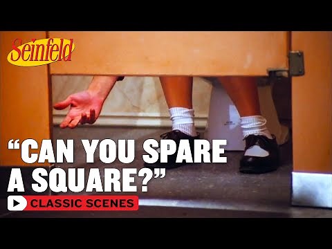 I Don't Have A Square To Spare! | The Stall | Seinfeld