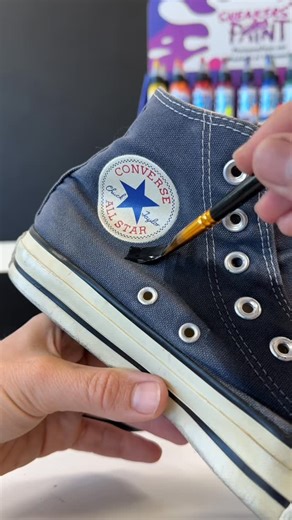 Dye Canvas Shoes ♻️ #shoerepair #sneakarts #converseaddict | SneakArts