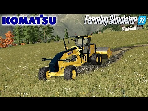 FS22 Release!!! 🚧Komatsu GD-655 Motor Grader \\\\ TerraFarm Ready //🚧Farming Simulator 22 Mods