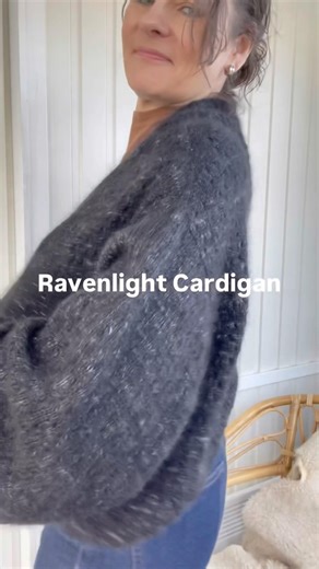 Ravenlight Cardigan pattern! #meijuknits #knitting
