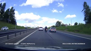 Speeding leads to an incident on the highway