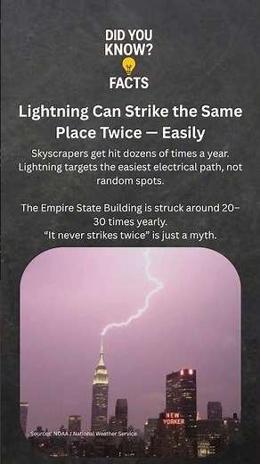 Lightning Can Strike the Same Place Twice — Easily