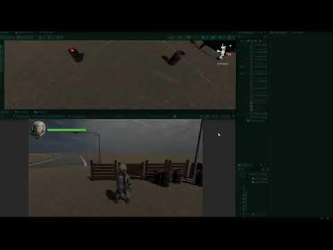 Test Proto GamePlay Unity - Scenes Barricades Lamps Road - Tactical