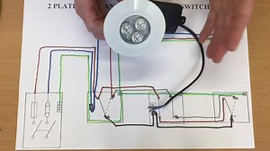 Wiring Diagram 2 Plate Method How to Add Multiple (More) LED Downlights (Spotlights) to Your Circuit Student training aid for the connections required to wire a lighting circuit using the 2 plate method. Video explains the connection required to add more lighting points (LED downlight or LED spotlight) via this wiring diagram. The circuit is wired in twin and CPC cables (twin and earth cable), 3 core and CPC cable and is a wiring diagram for this circuit. This video will show learners how to con