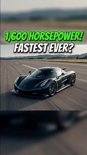 Is this the fastest car on Earth? 🏎️💨 #jesko #fastestcar #cars