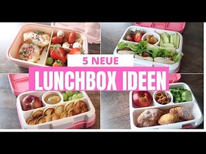 5 LECKERE LUNCHBOX IDEEN| FRÜHSTÜCKSIDEEN| SCHNELL & EINFACH| Fräulein Jasmin